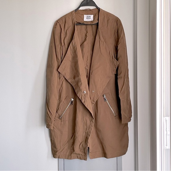 Vero Moda Jackets & Blazers - VERO MODA Tan Vmicon 3/4 Trench Coat